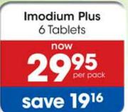 Imodium Plus 6 Tablets