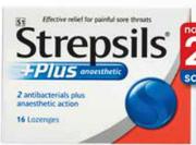 Strepsils Plus 16 Lozenges