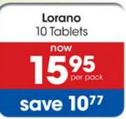 Lorano 10 Tablets