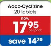 Adco-Cyclizine -20 Tablets