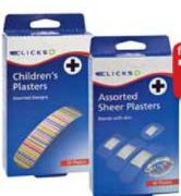 Clicks Plasters -20 Children's Plasters