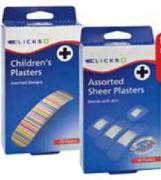 Clicks Plasters -Fabric Dressing Strips