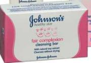 Johnson's Healthy Skin Fair Complextion  Cleansing Bar-100g