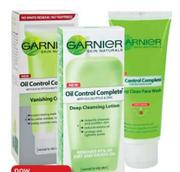 Garnier Oil Control Complete Skin Care Products