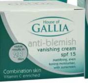 Gallia Anti-Blemish Vanishing Cream SPF 15-50ml