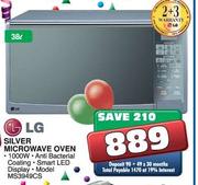 LG Silver Microwave Oven-38 Ltr