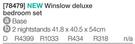 Winslow Deluxe Bedroom Set-Double
