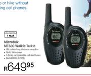 Cobra Microtalk MT600 Walkie Talkie