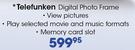 Telefunken Digital Photo Frame-Each
