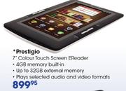 Prestigio 7" Colour Touch Screen EReader-Each