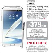 Samsung Galaxy Note II Silver