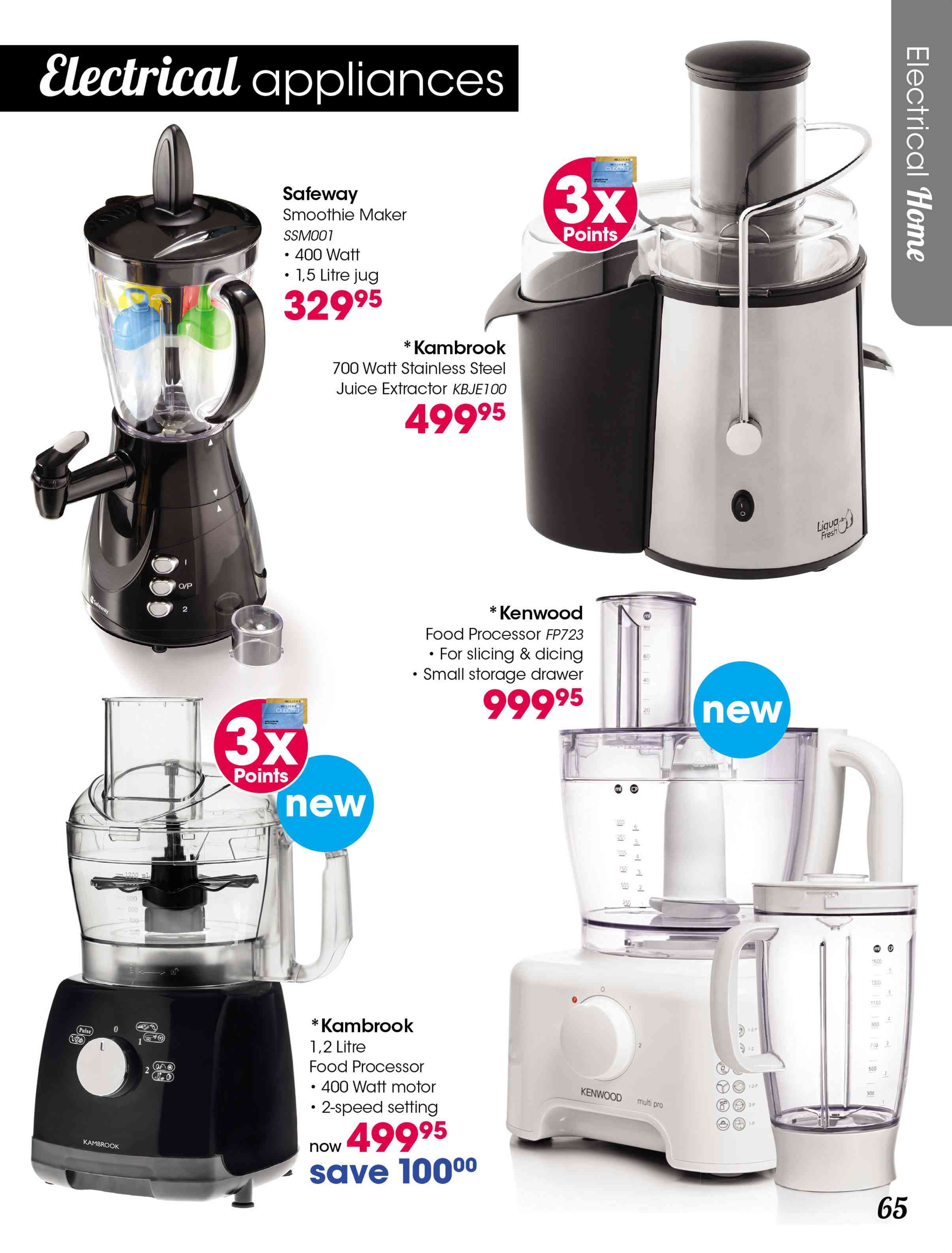 Special Kambrook 700 Watt Stainless Steel Juice Extractor(KBJE100