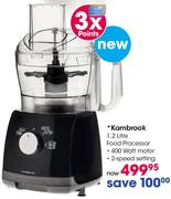 Kambrook Food Processor-1.2ltr