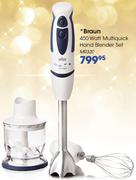 Braun 450 Watt Multiquick Hand Blender Set(MR320)-Each