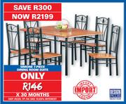 Design Plus Simone 7-Piece Dining Room Suite
