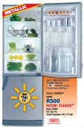 Defy 380 ltr Metallic Combi Fridge