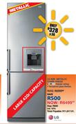 LG 420 Ltr Metallic Combi Fridge