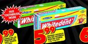 Whitedent Toothpaste with Free Toothbrush Inside Box Assorted-110g/125g each