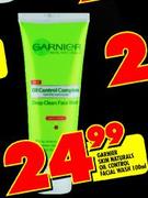 Garnier Skin Naturals Oil Control Facial Wash-100ml