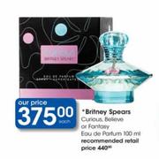 Britney Spears Curious Believe Or Fantasy Eau De Parfum-100ml