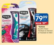 Schick Quattro Razor Trim Style For Women Or Free Style For Men