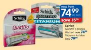 Schick Quattro 4 Blades Women