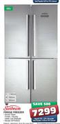 Sunbeam Fridge Freezer-495 Ltr (SFR495S)