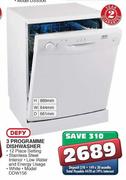 Defy 3 Programme Dishwasher (DDW156)