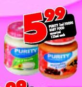 Purity 2nd Foods Baby Food Assorted-125Ml