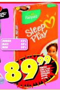 Pampers Sleep & Play Value Pack Disposable Nappies
