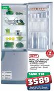 Defy Metallic Bottom Freezer Fridge-349Ltr(DAC454)