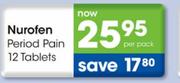 Nurofen Period Pain-12 Tablets Per Pack