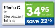 Efferflu C 12 Effervescent Tablets Per Pack