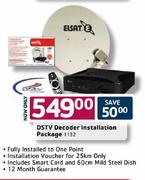 DSTV Decoder Installation Package