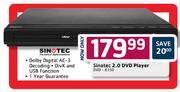 Sinotec 2.0 DVD Player