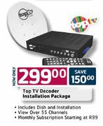 Top TV Decoder Installation Package