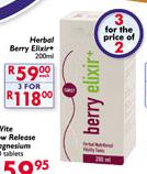 Herbal Berry Elixir+-3x200ml