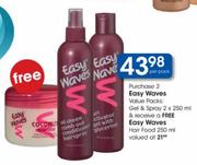 Easy Waves Value Packs: Gel & Spray-2*250ml