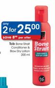 Tcb Bone Strait Conditioner & Blow Dry Lotion-2*200ml 