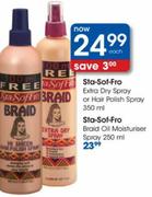 Sta-Sof-Fro Braid Oil Moisturiser Spray-250ml
