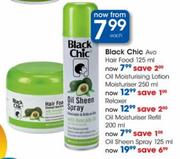  Black Chic Oil Sheen Spray-125ml 