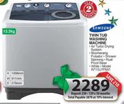 Samsung Twin Tub Washing Machine-13.2kg(WT13J7PIW1)