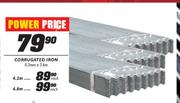 Corrugated Iron Sheet-0.3mmx4.2m Each