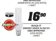 Build It Energy Saver 3U BC/ES (Cool White) -5 Watt