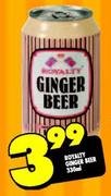 Royalty Ginger Beer-330ml