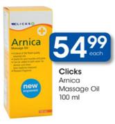 Clicks Arnica Massage Oil-100ml Each