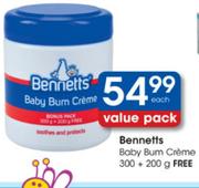 Bennetts Baby Bum Creme 300 + 200g Free-Each