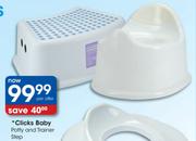 Clicks Baby Potty and Trainer Step-Per Offer