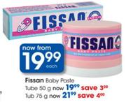 Fissan Baby Paste Tube-50g Each