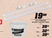 The Standard Double Curtain Track-3m